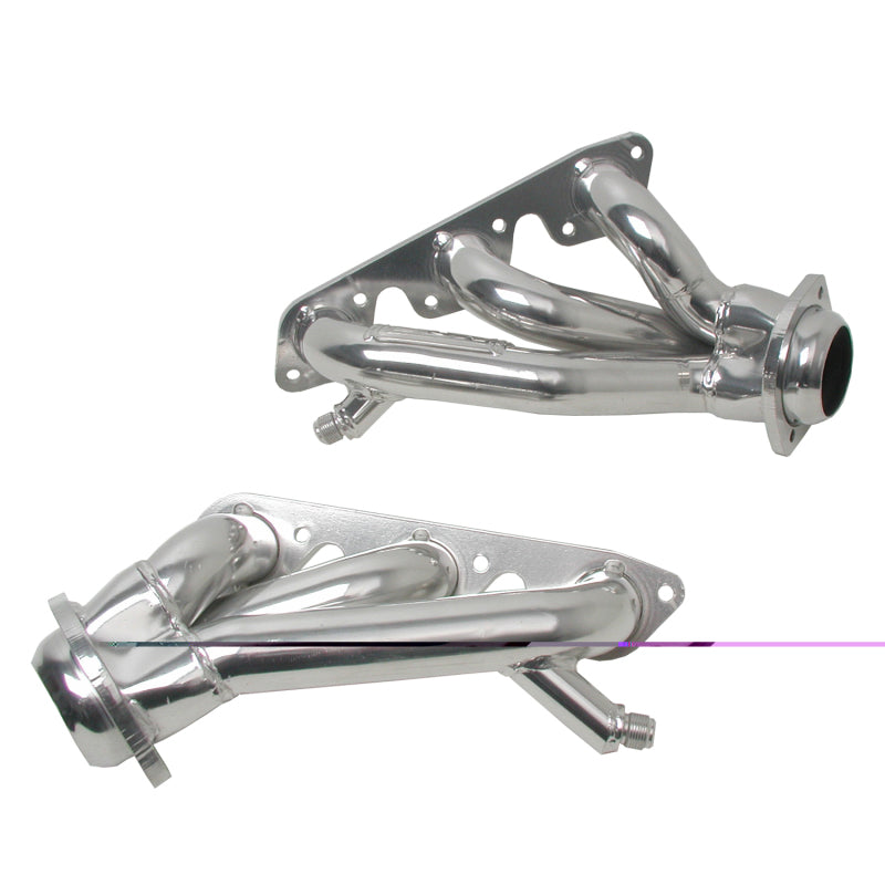 BBK Performance 40080 Shorty Tuned Length Headers 1-5/8 Silver Ceramic for 1999-2004 Ford Mustang V6 (3.8L)