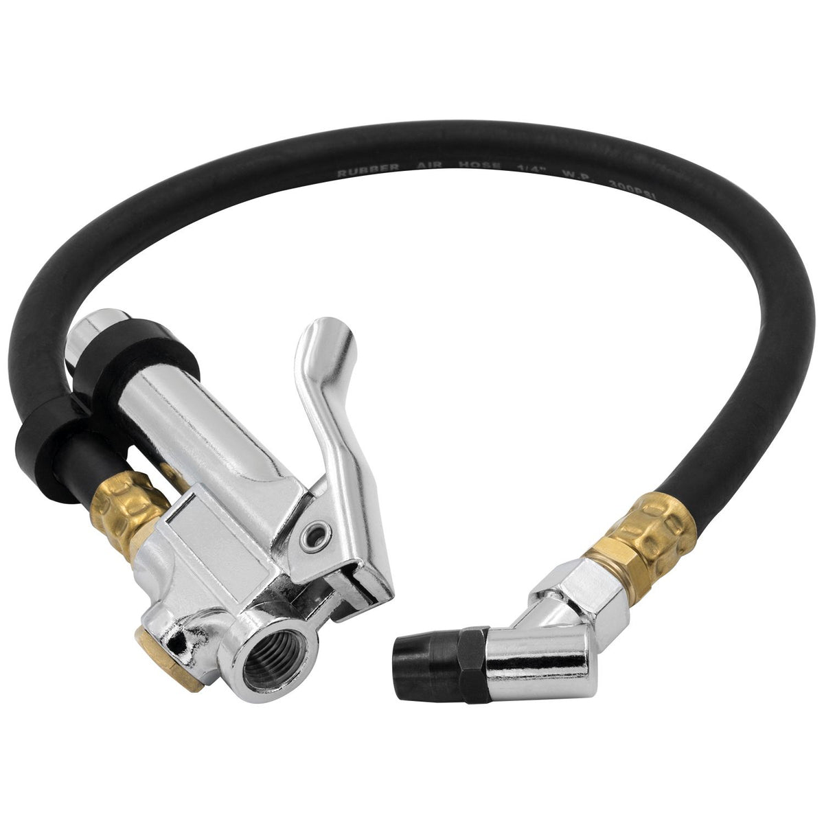 AutoMeter 2170 Tire Inflator with Pressure Gauge Hose & Bullet Foot Air Chuck