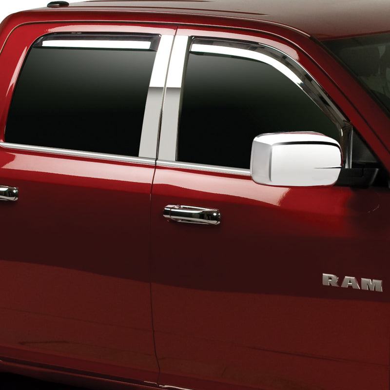 Putco for 2019-2020 Ram 1500 - Crew Cab (Set of 4) Element Chrome Window Visors