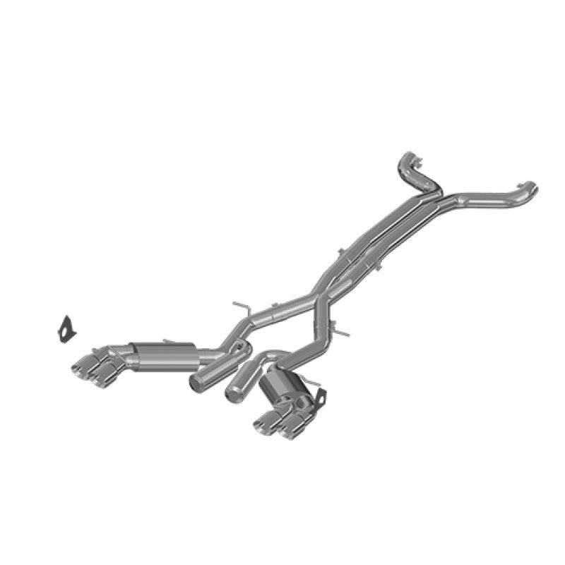 MBRP Camaro SS 3in Dual Cat-Back Exhaust Street Version with T409 Tips