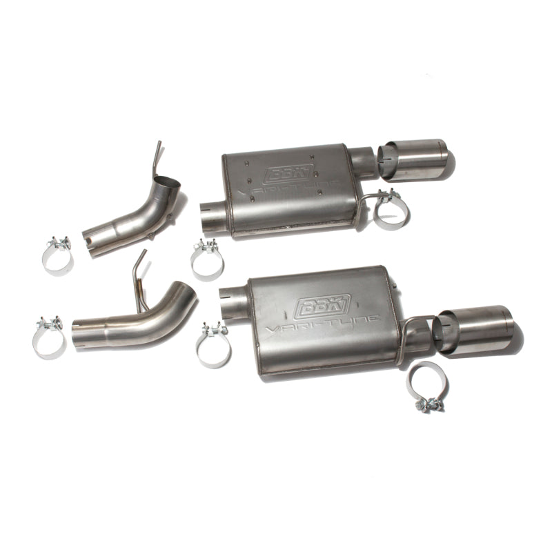 BBK Performance 41005 VariTune Axle-Back Exhaust Kit Stainless Steel for 2005-2010 Ford Mustang GT (4.6L)