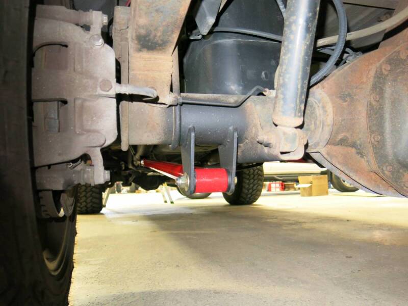 Wehrli Custom Fabrication WCF100854-RED RCLB/CCSB/ECSB 60in Traction Bar Kit WCFab Red for Ford / Dodge / Ram HD