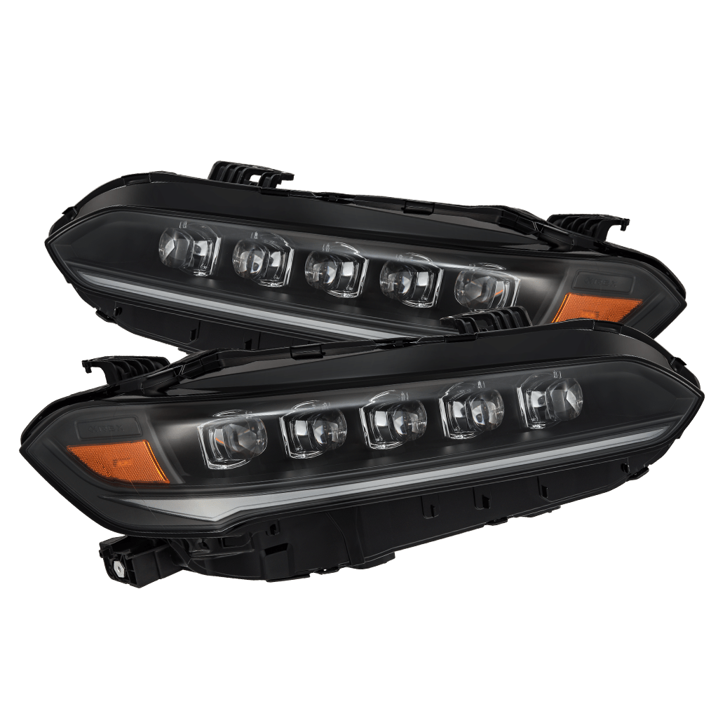 AlphaRex 880348 22-25 Honda Civic NOVA LED Headlights - Black
