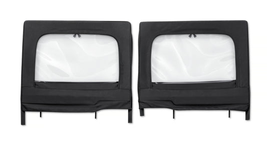 Bestop 20-26 Jeep Gladiator / 18-26 Wrangler JL 4-Door Element Upper Doors (Rear Black Diamond)
