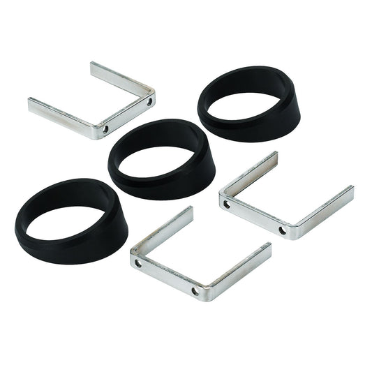 AutoMeter 2234 2-1/16in Black Gauge Angle Rings 3 Pack