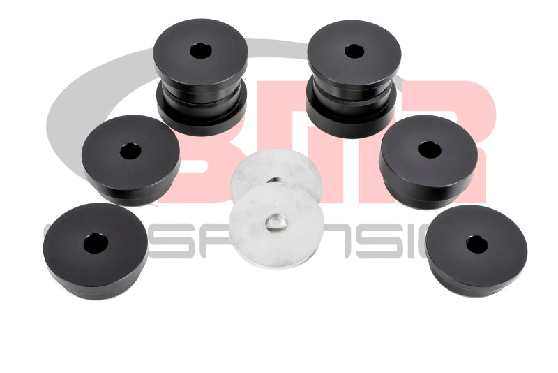 BMR 2015-2026 S550 Mustang Rear Cradle Bushing Kit (Delrin) - Black