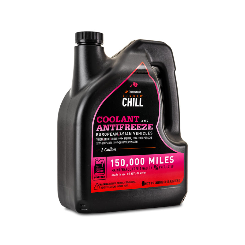 Mishimoto Liquid Chill EG Coolant, European/Asian Vehicles, Pink/Red - #MMRA-LC-EG-PK