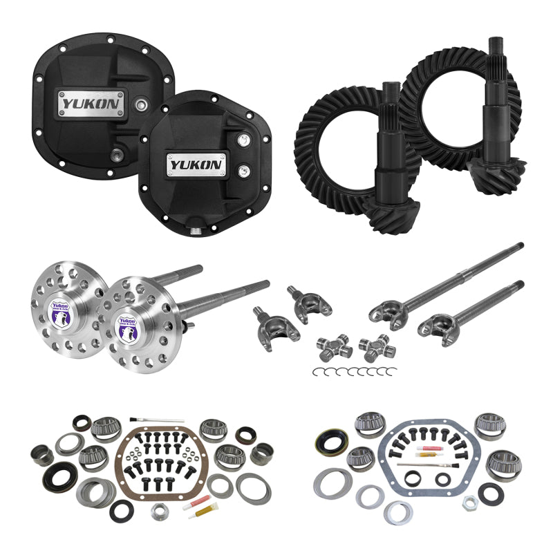 Yukon Gear & Axle YGK012STG4 Gear & Install Kit Stage 4 Package For Jeep JK (Non-Rubicon) in a 4.56 Ratio