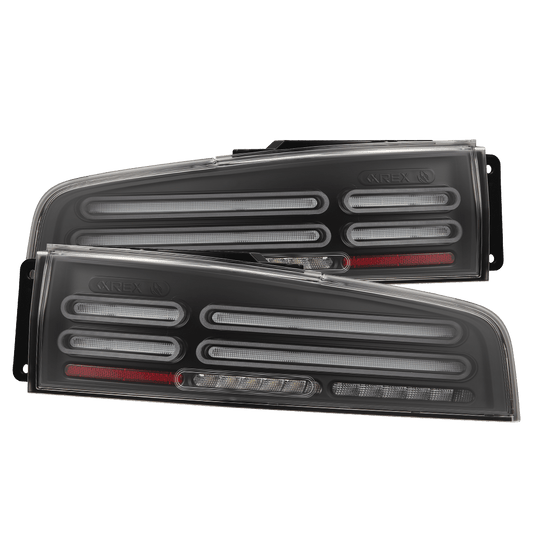 AlphaRex 691012 23-25 Nissan Z Nova-Series Quad-Loop Style Prismatic LED Tail Lights - Black
