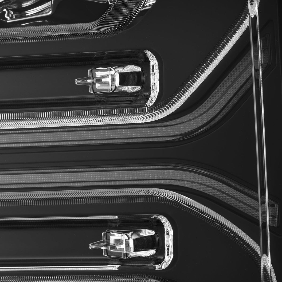 AlphaRex 880895 23-26 Ford F-250 SD NOVA LED Projector Headlights Black w/Activation Light/Sequential Signal/Switchback