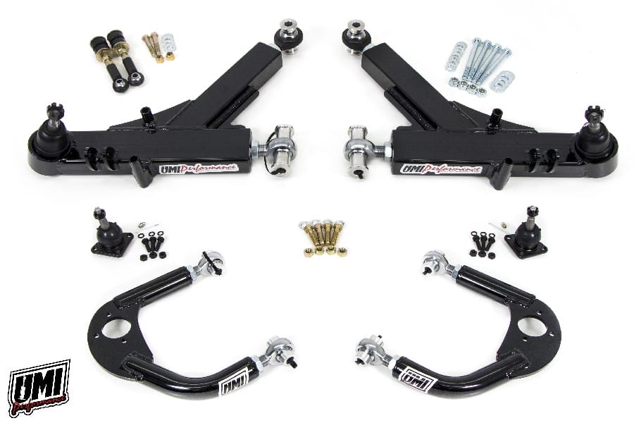 UMI Performance 230910-B Front A-Arms Road Race Lower/Adjustable Upper Black