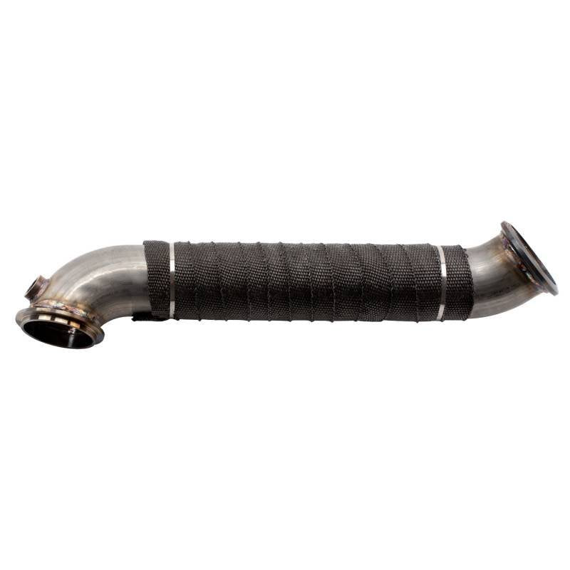 Wehrli Custom Fabrication WCF100704 3in Stainless Down Pipe (V-Band Style) for 2011-2016 Chevrolet Silverado / GMC Sierra 2500 HD / 3500 HD 6.6L LML Duramax