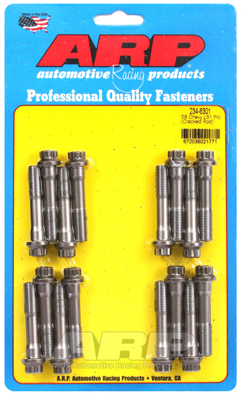 ARP 234-6301 for Chevy Small Block SLI Cracked Rod Rod Bolt Kit
