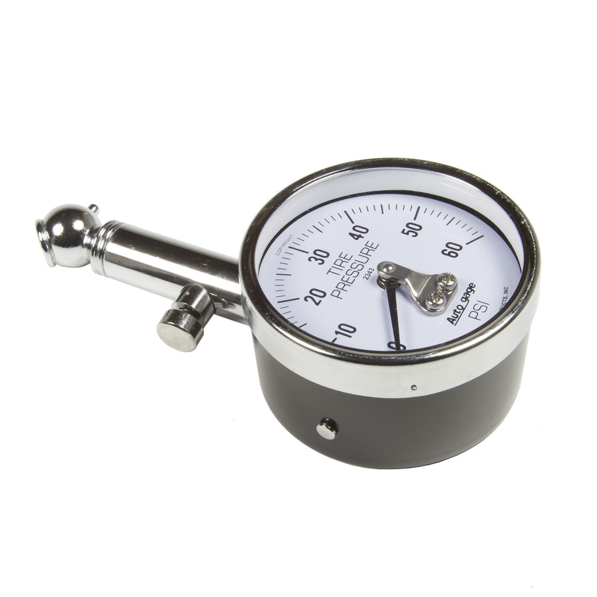 AutoMeter 2343 60 PSI Peak/Hold Mechanical Tire Pressure Gauge