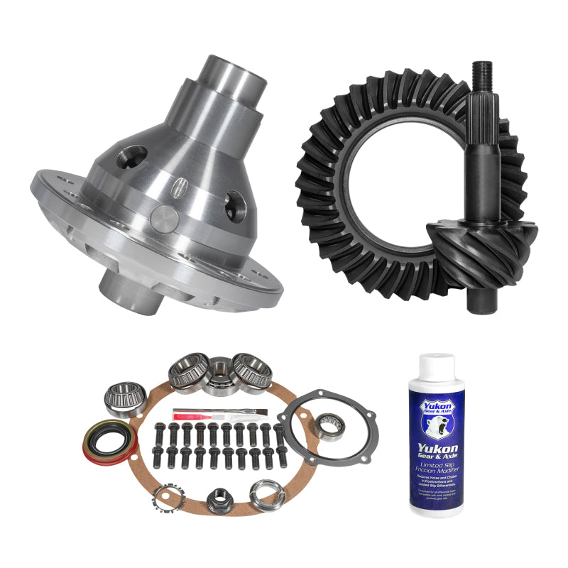 Yukon Gear & Axle YGK2299 Muscle Car Limited Slip & Re-Gear Kit for Ford 9in 28 Spline 3.00 Ratio