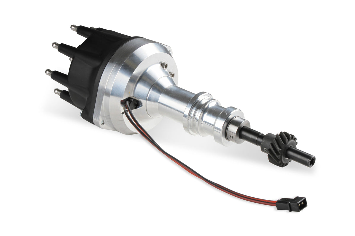 MSD 857951 Distributor for Ford 289-302, Pro Billet, Small Black Cap, Steel Gear