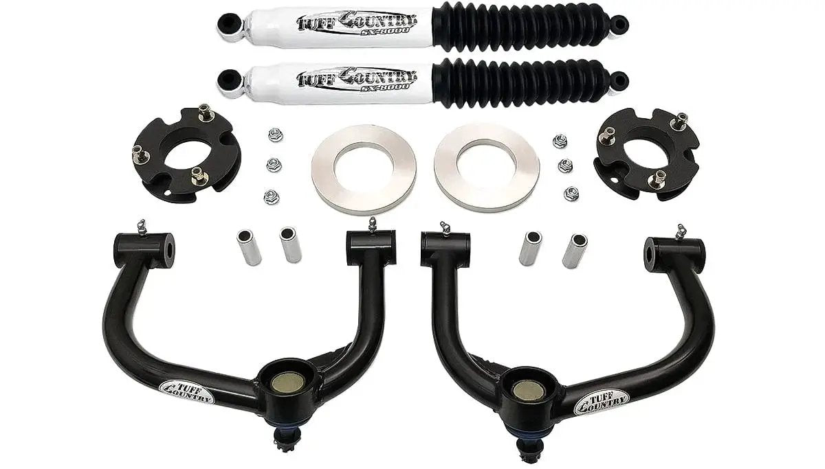 Tuff Country 23925KN 3in Front Lift Kit with Ball Joint Upper Arms SX8000 for 2021-2022 F-150 4WD