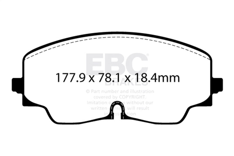 EBC 2022+ Volkswagen Golf R (Mk8) Bluestuff Front Brake Pads DP52448NDX
