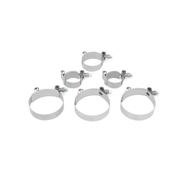 Mishimoto Subaru 02-07 WRX/04-07 STi Top-Mount Intercooler Kit - Silver/Black Hoses - Not For iRHD - #MMTMIC-WRX-01SLBK