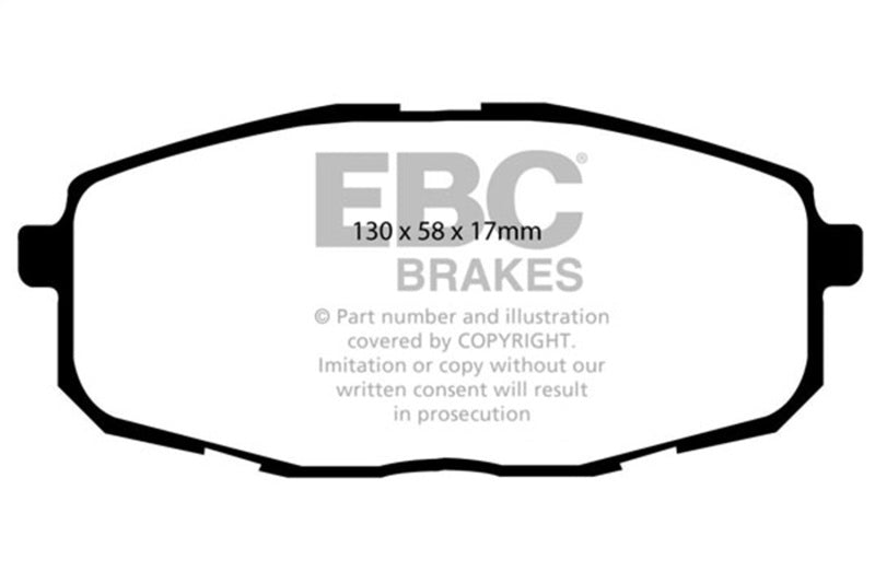 EBC 09-12 Hyundai Elantra 2.0 Touring Greenstuff Front Brake Pads DP21562