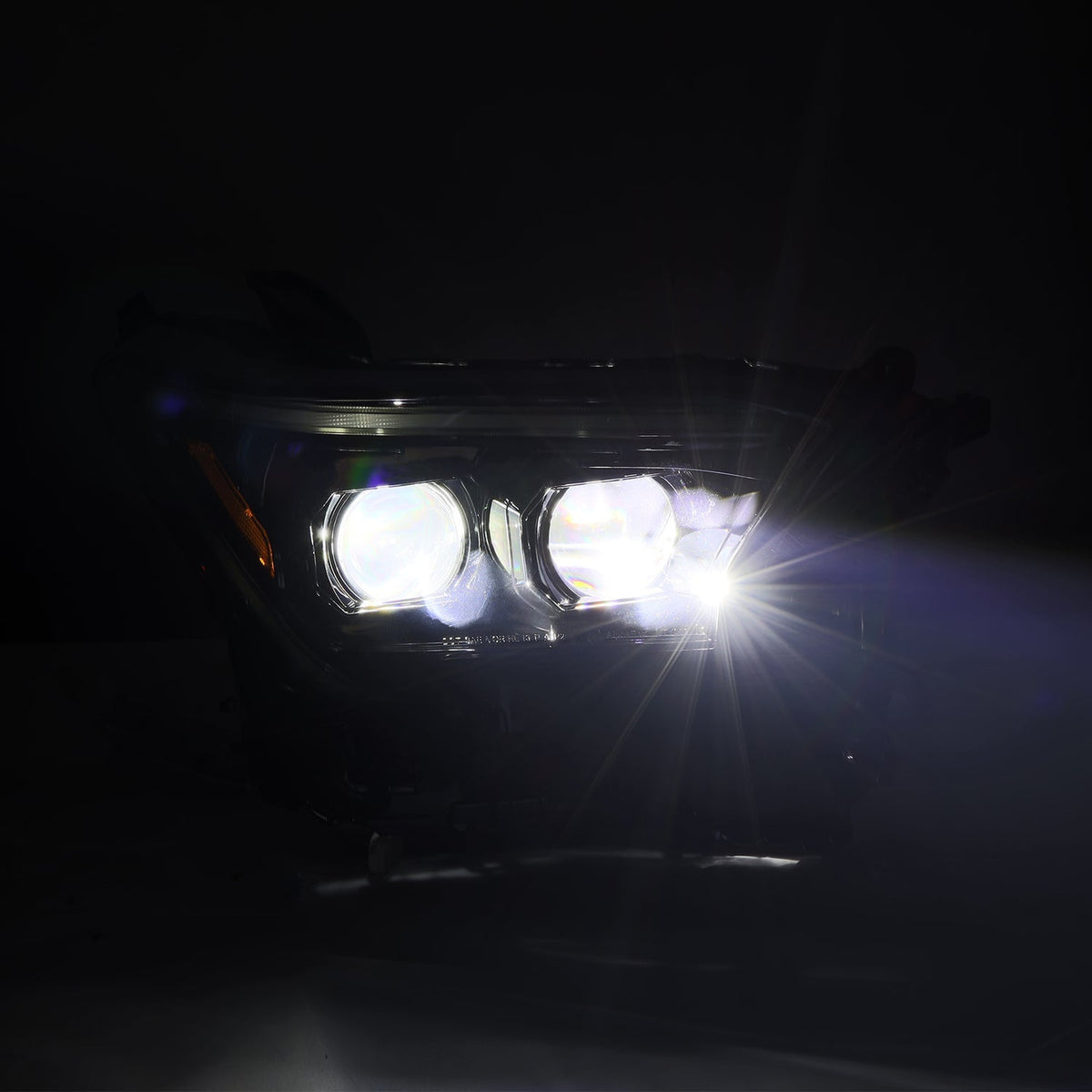 AlphaRex 880329 2024 Toyota Tacoma LUXX-Series Projector Headlights (Pair) - Black with Activation Light