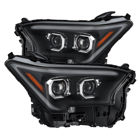 AlphaRex 880329 2024 Toyota Tacoma LUXX-Series Projector Headlights (Pair) - Black with Activation Light