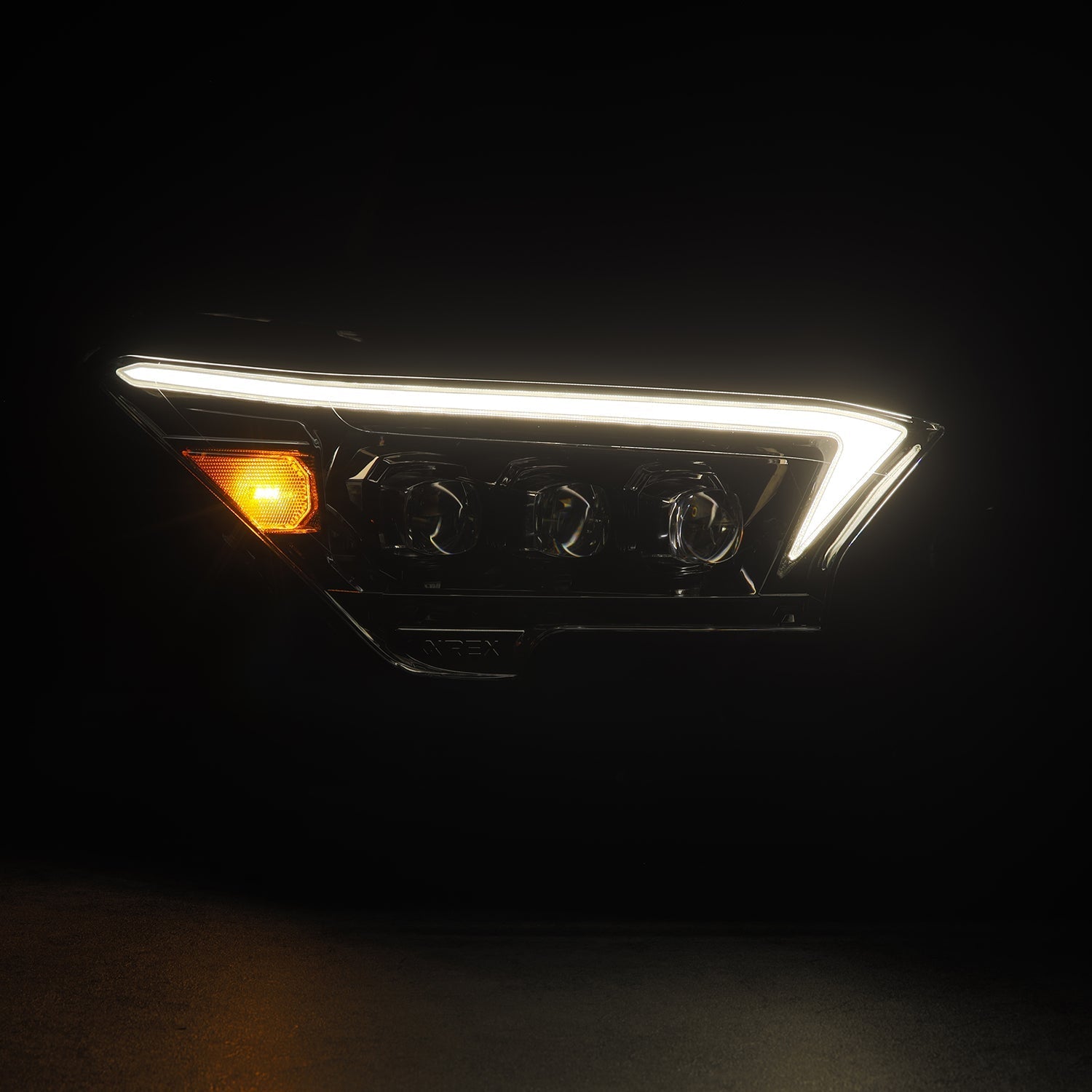 AlphaRex 880332 2024+ Toyota Tacoma NOVA-Series LED Projector Headlights Alpha-Black w/Activation Light & Sequential Signal + DRL