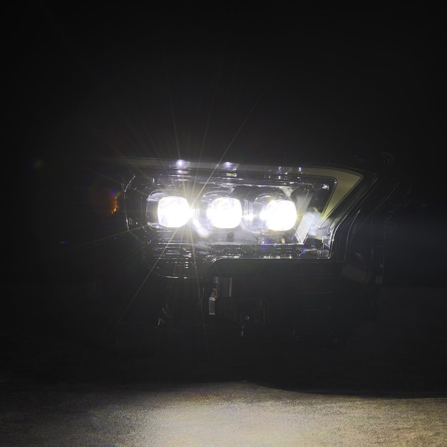 AlphaRex 880332 2024+ Toyota Tacoma NOVA-Series LED Projector Headlights Alpha-Black w/Activation Light & Sequential Signal + DRL