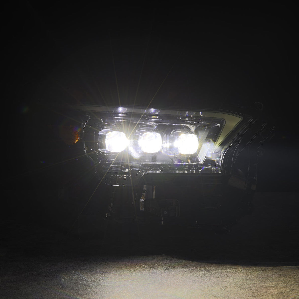 AlphaRex 880332 2024+ Toyota Tacoma NOVA-Series LED Projector Headlights Alpha-Black w/Activation Light & Sequential Signal + DRL