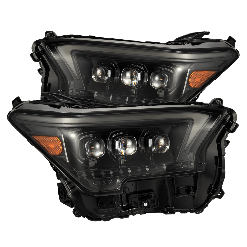 AlphaRex 880332 2024+ Toyota Tacoma NOVA-Series LED Projector Headlights Alpha-Black w/Activation Light & Sequential Signal + DRL