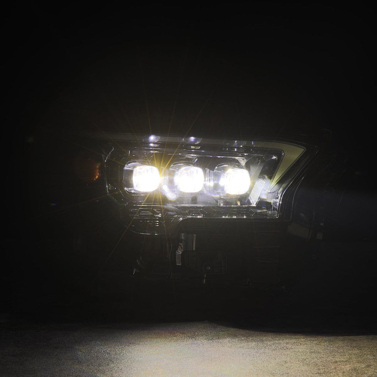AlphaRex 880332 2024+ Toyota Tacoma NOVA-Series LED Projector Headlights Alpha-Black w/Activation Light & Sequential Signal + DRL