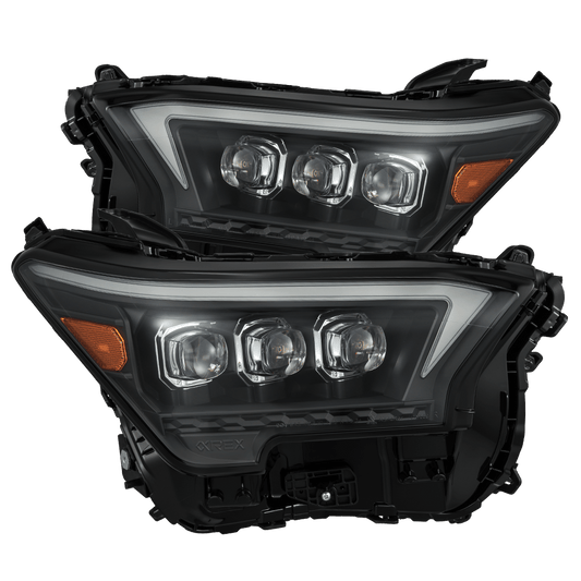 AlphaRex 880333 2023+ Toyota Tacoma NOVA-Series LED Projector Headlights Black w/Activation Light & Sequential Signal + DRL