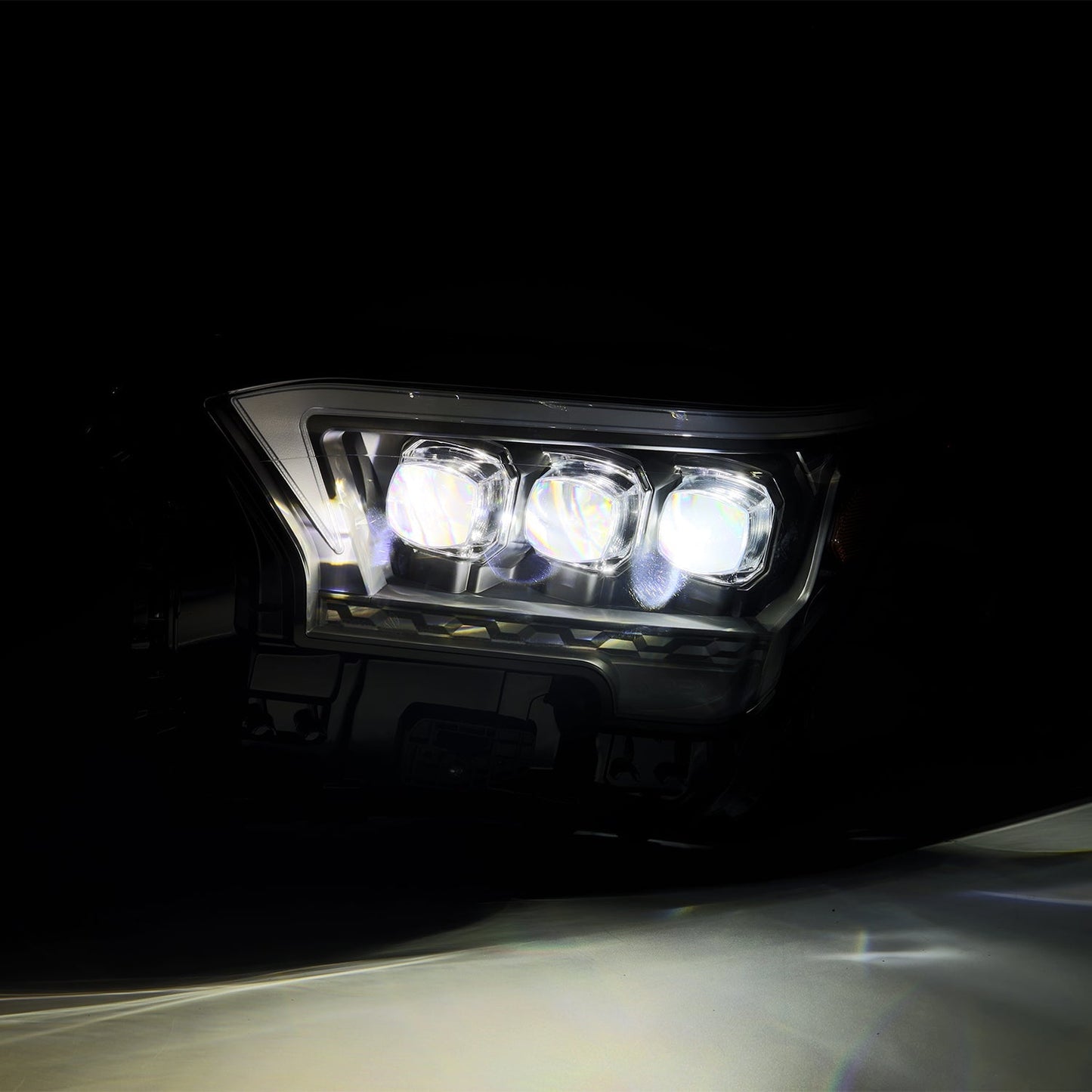 AlphaRex 880333 2023+ Toyota Tacoma NOVA-Series LED Projector Headlights Black w/Activation Light & Sequential Signal + DRL