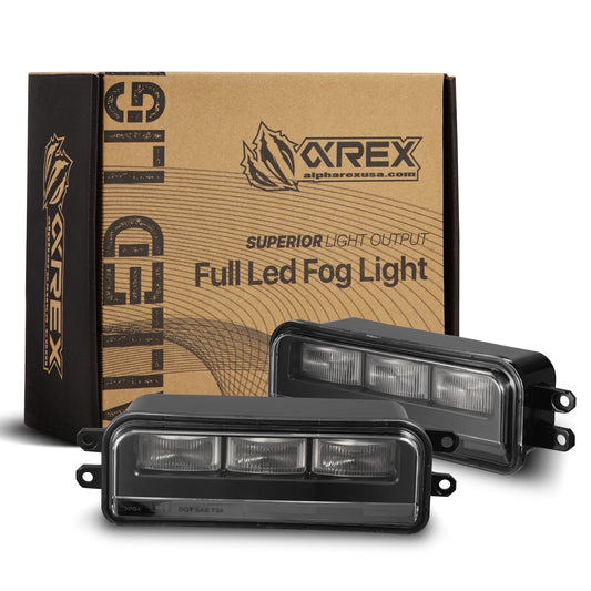 AlphaRex 210018 22-25 Toyota Tundra/Sequoia DoubleTap Dual Color LED Projector Fog Lights