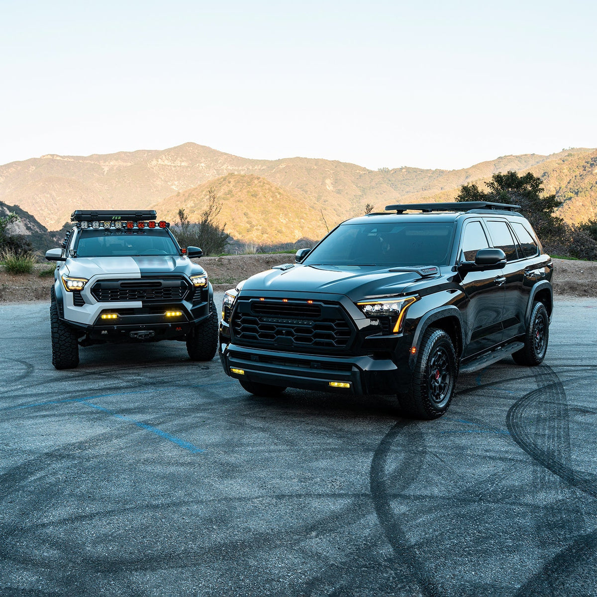 AlphaRex 210018 22-25 Toyota Tundra/Sequoia DoubleTap Dual Color LED Projector Fog Lights