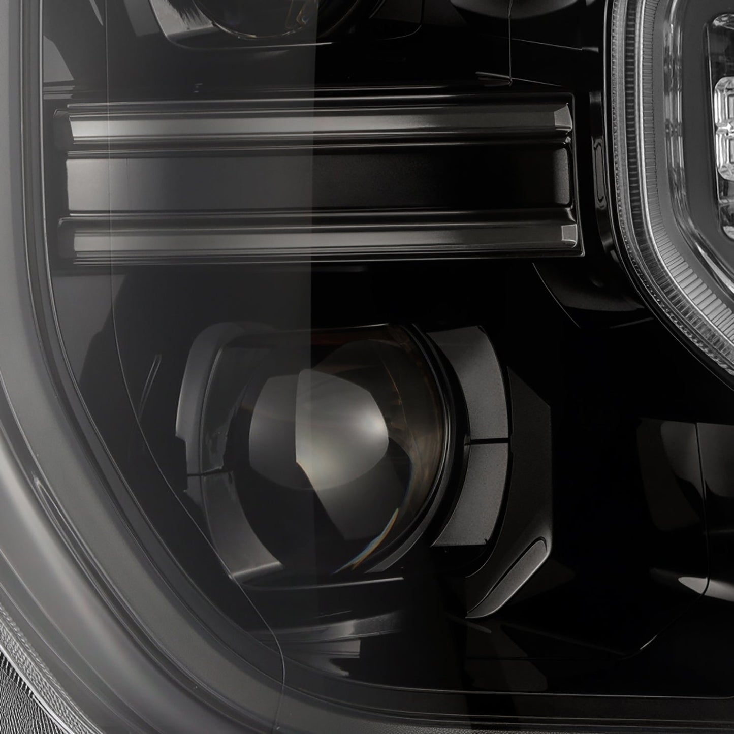 AlphaRex 880902 24-26 Ford Ranger LUXX LED Projector Headlights Alpha Black w/Activation Light/Sequential Signal/Switchback