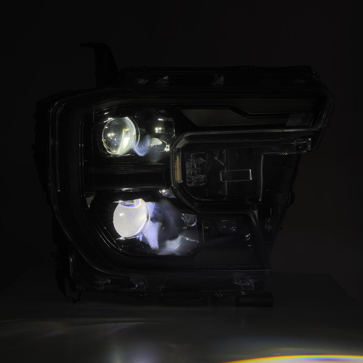 AlphaRex 880902 24-26 Ford Ranger LUXX LED Projector Headlights Alpha Black w/Activation Light/Sequential Signal/Switchback