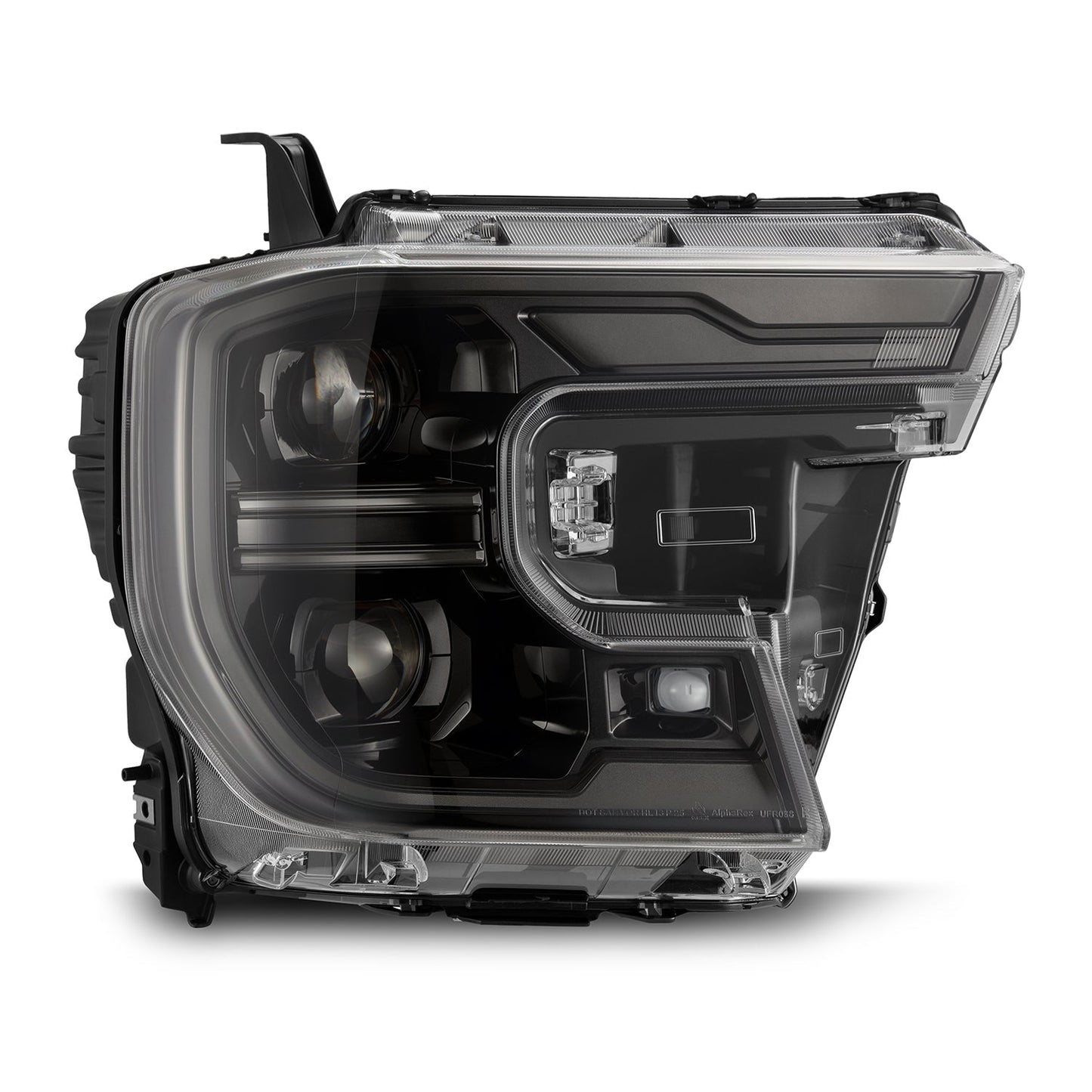 AlphaRex 880902 24-26 Ford Ranger LUXX LED Projector Headlights Alpha Black w/Activation Light/Sequential Signal/Switchback