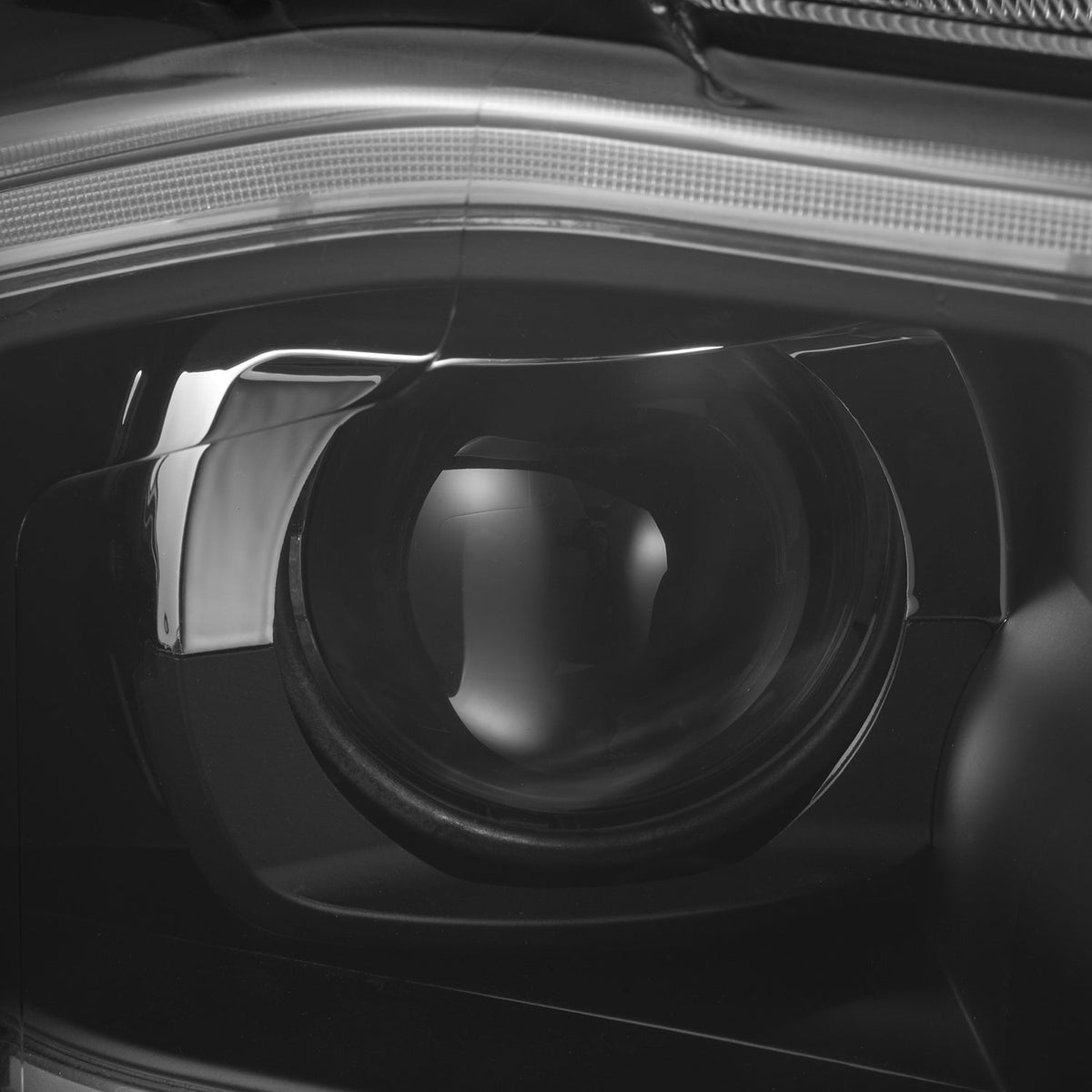 AlphaRex 880903 24-26 Ford Ranger LUXX LED Projector Headlights Black w/Activation Light/Sequential Signal/Switchback