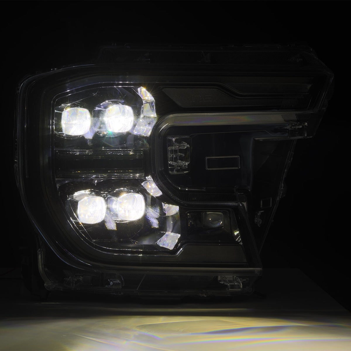 AlphaRex 880892 24-26 Ford Ranger NOVA LED Projector Headlights Alpha Black w/Activation Light/Sequential Signal/Switchback