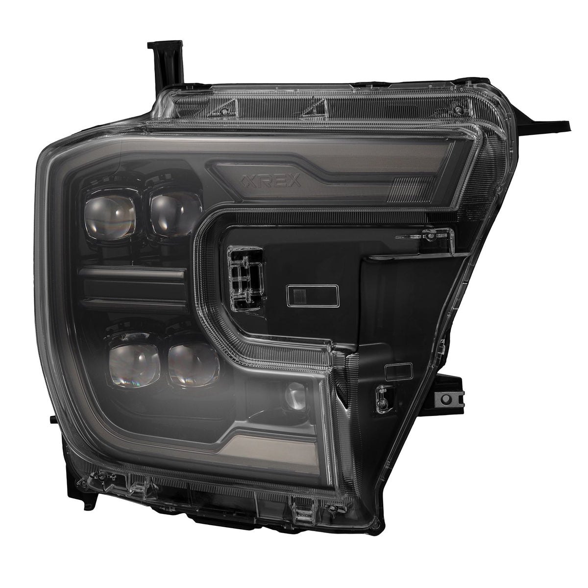 AlphaRex 880892 24-26 Ford Ranger NOVA LED Projector Headlights Alpha Black w/Activation Light/Sequential Signal/Switchback