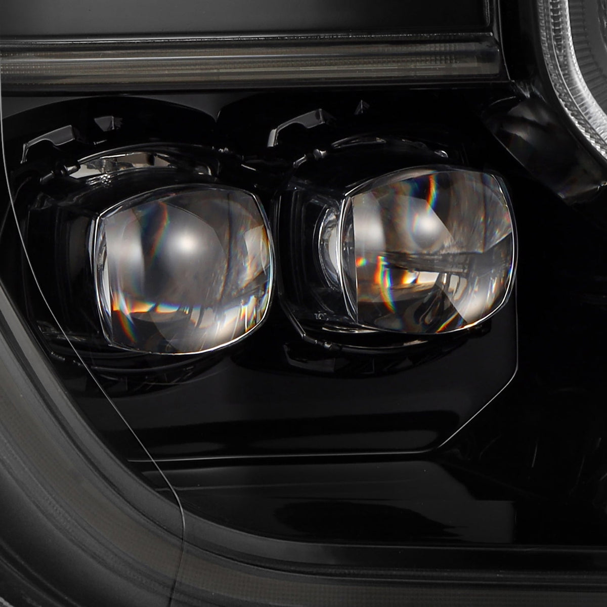 AlphaRex 880892 24-26 Ford Ranger NOVA LED Projector Headlights Alpha Black w/Activation Light/Sequential Signal/Switchback
