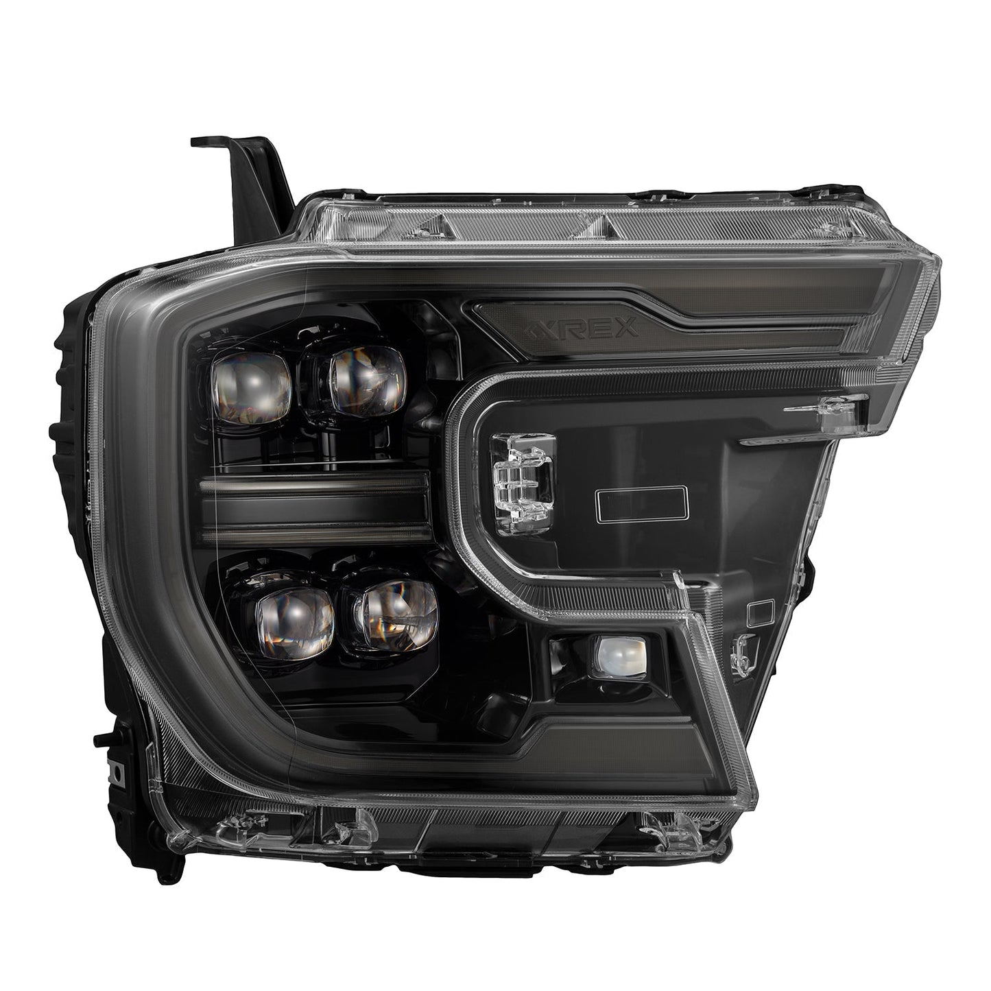 AlphaRex 880892 24-26 Ford Ranger NOVA LED Projector Headlights Alpha Black w/Activation Light/Sequential Signal/Switchback