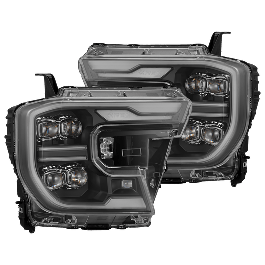 AlphaRex 880893 24-26 Ford Ranger NOVA LED Projector Headlights Black w/Activation Light/Sequential Signal/Switchback