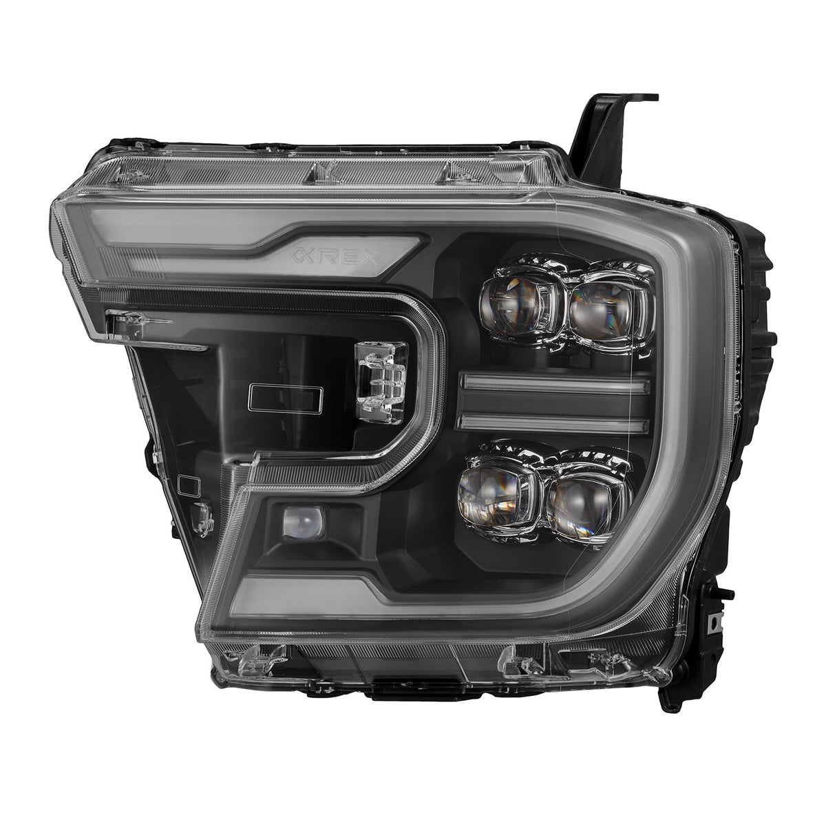 AlphaRex 880893 24-26 Ford Ranger NOVA LED Projector Headlights Black w/Activation Light/Sequential Signal/Switchback