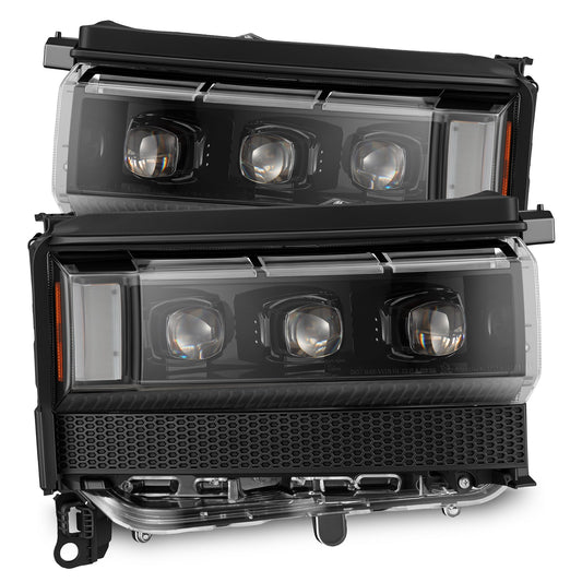 AlphaRex 880896 2024-2026 Toyota LC250 NOVA LED Projector Headlight Alpha Black with Activation Light/Sequential Signal/Switchback