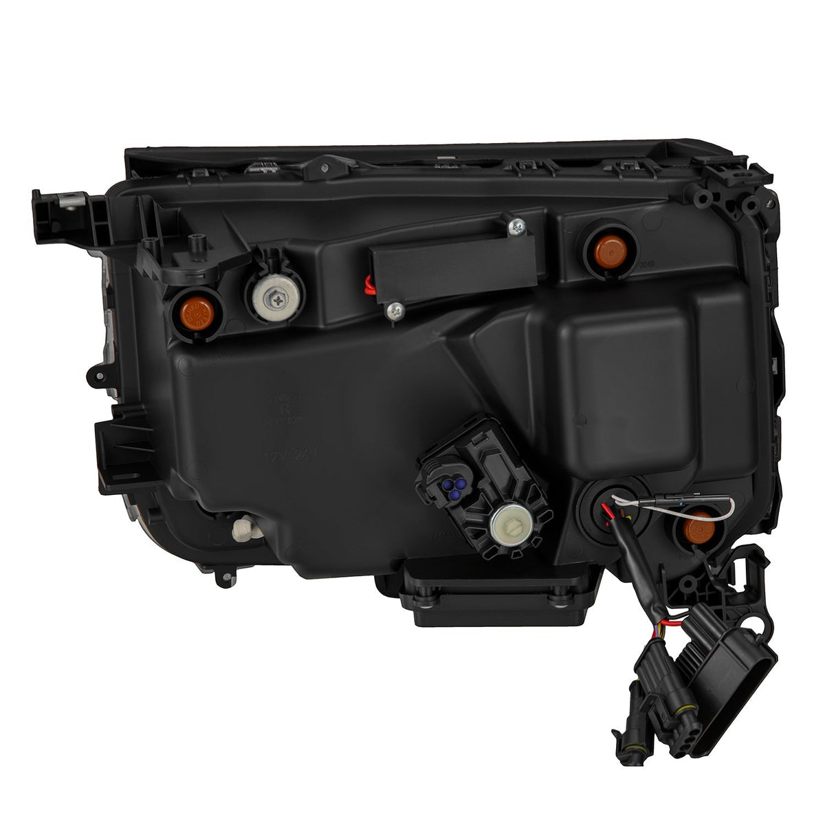 AlphaRex 880897 24-26 Toyota LC250 NOVA LED Projector Headlight Black with Activation Light/Sequential Signal/Switchback
