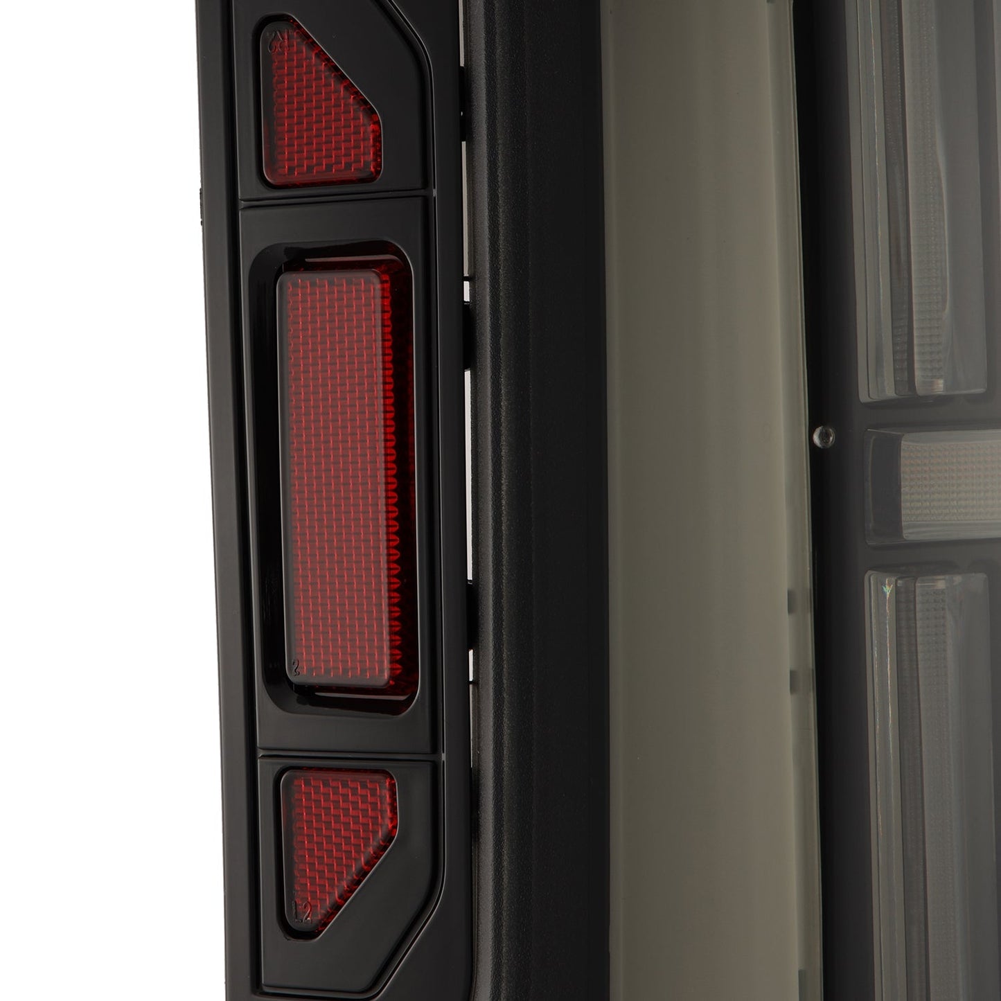 AlphaRex 679030 24-25 Toyota Tacoma NOVA-Series LED Prismatic Tail Lights - Alpha-Black