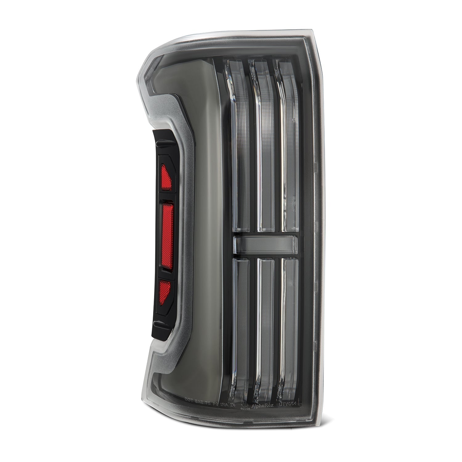 AlphaRex 679020 24-25 Toyota Tacoma NOVA-Series LED Prismatic Tail Lights - Black