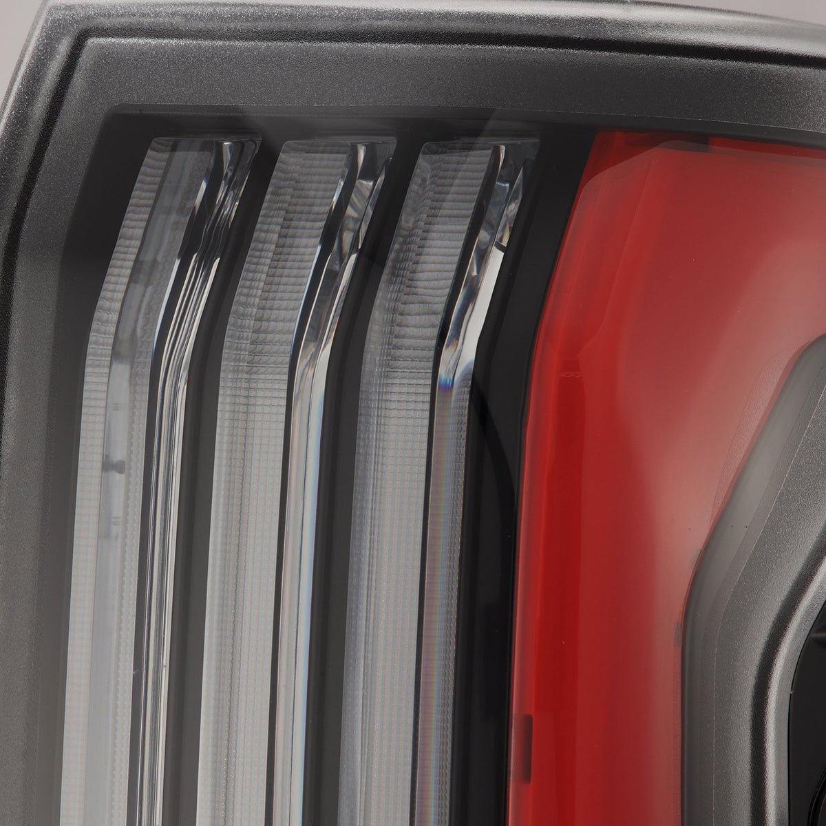 AlphaRex 679010 2024-2025 Toyota Tacoma NOVA-Series LED Prismatic Tail Lights - Black Red